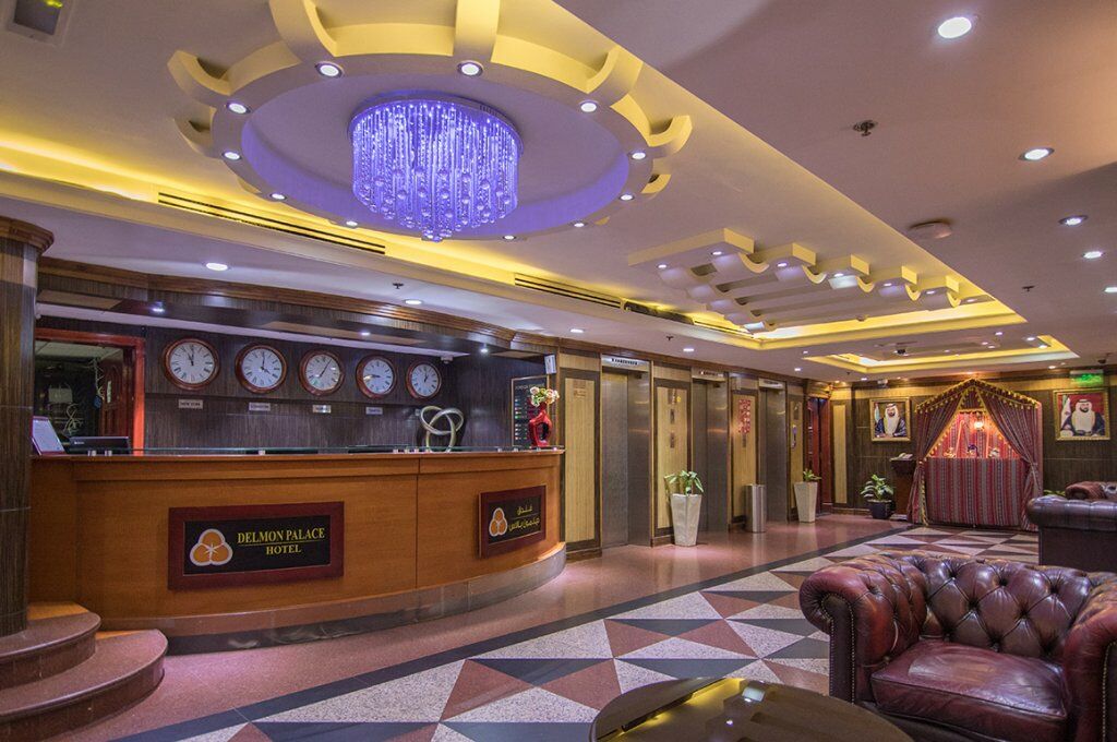 Delmon Palace Hotel Дубай Интериор снимка